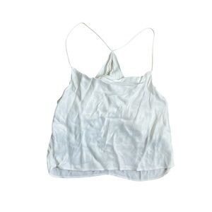 Zara White Cowl Tank Top 🤍